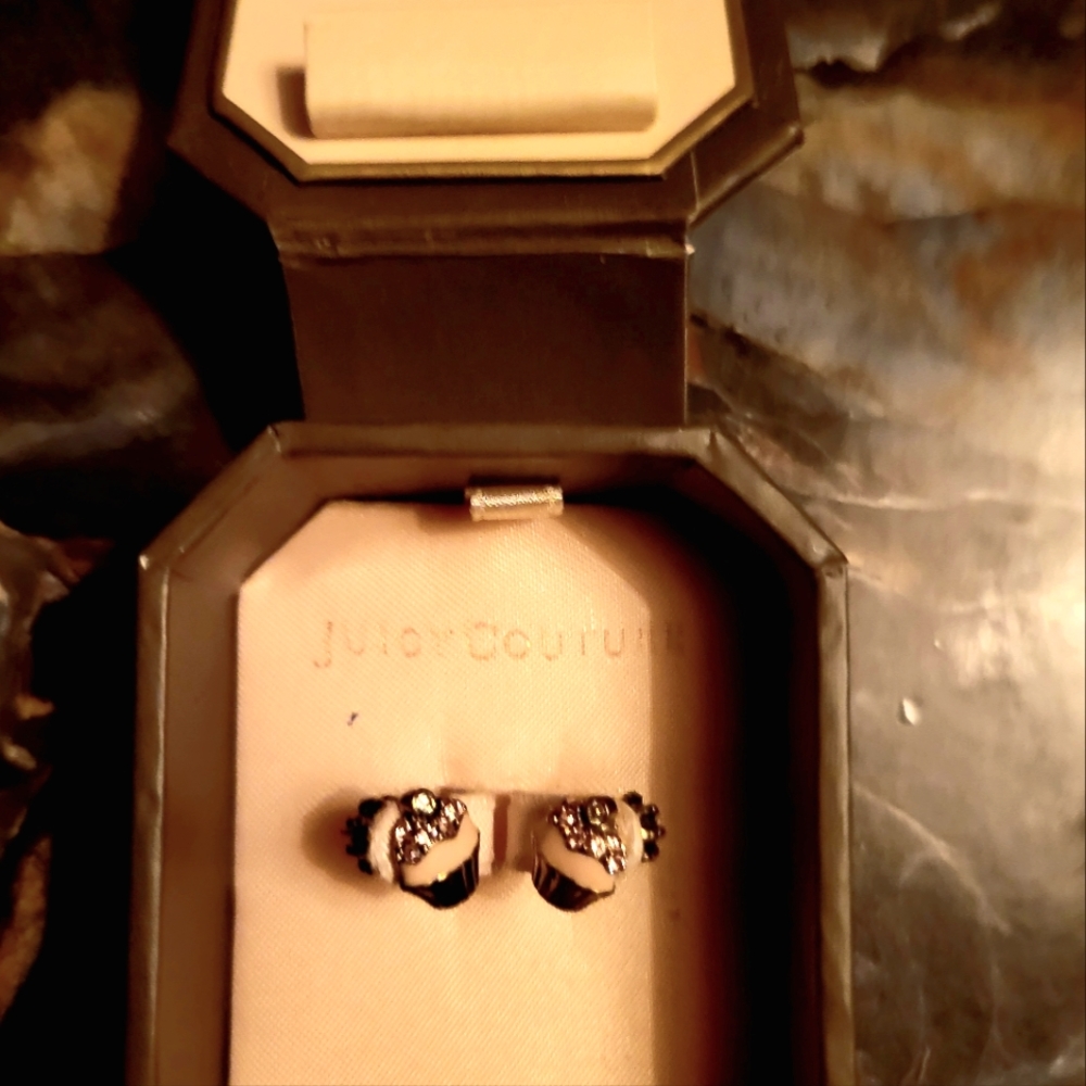RARE Juicy Couture Cupcake Stud Earrings